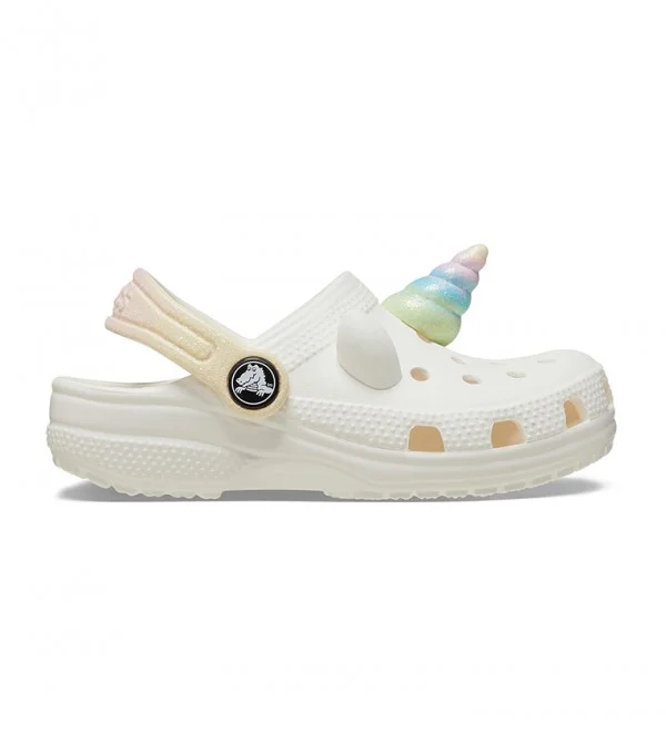كروكس Crocs Toddlers Chalk Classic IAM Rainbow UnicornCgT